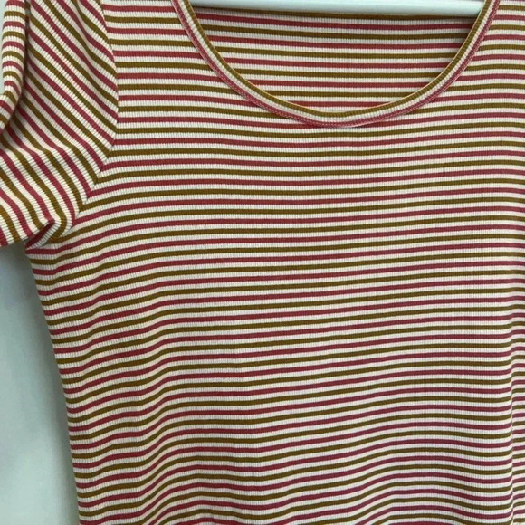 Madewell Swingy Tee Dress in Stripe Size S - Picture 5 of 12
